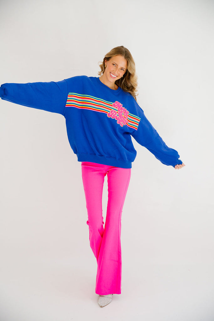 MERRY & BRIGHT ROYAL PULLOVER PULLOVER Judith March   