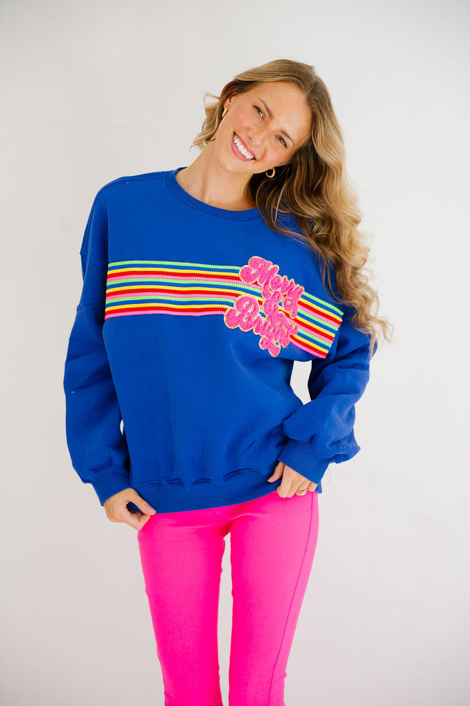 MERRY & BRIGHT ROYAL PULLOVER PULLOVER Judith March   