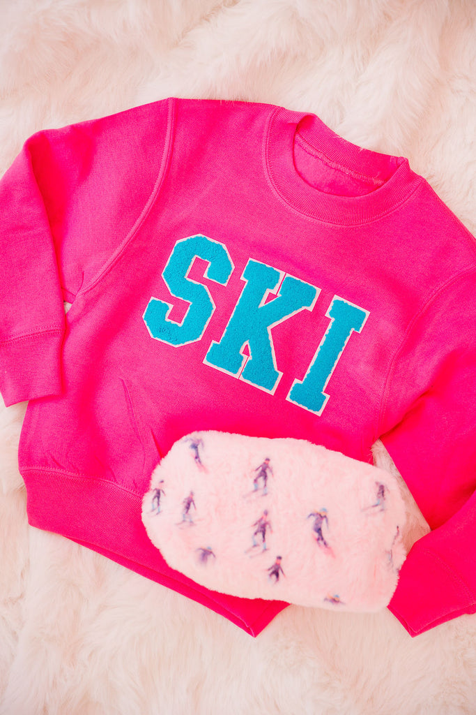 MINI KIDS SKI PINK PULLOVER* PULLOVER Judith March