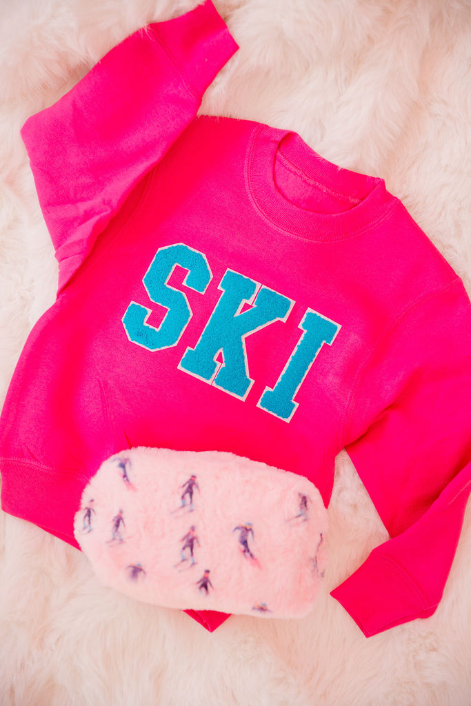 MINI KIDS SKI PINK PULLOVER PULLOVER Judith March   