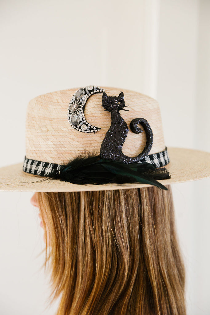 BLACK CAT SUN HAT HAT Judith March   