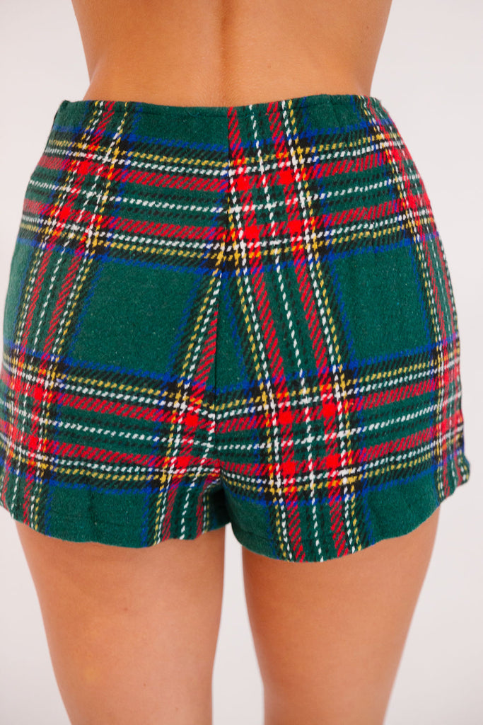 HOLLY JOLLY PLAID SKORT SKIRT Judith March   