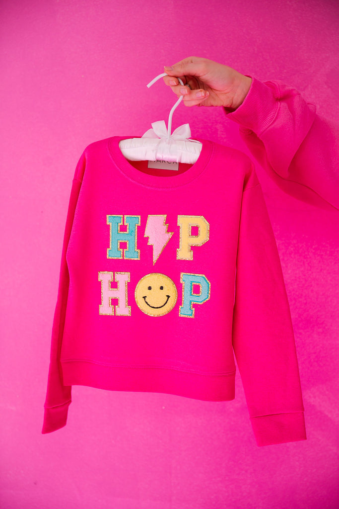 MINI KIDS HIP HOP PINK PULLOVER* PULLOVER Judith March