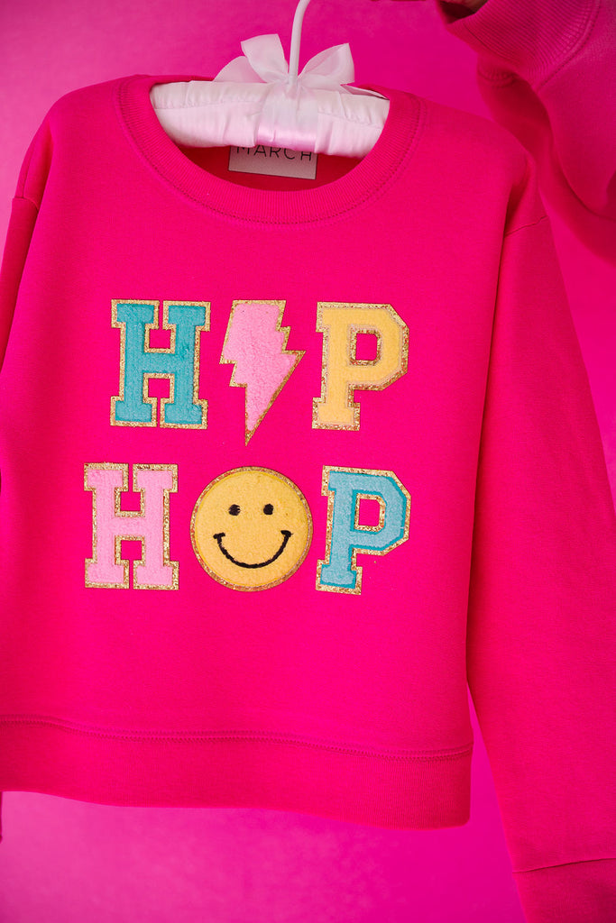 MINI KIDS HIP HOP PINK PULLOVER* PULLOVER Judith March