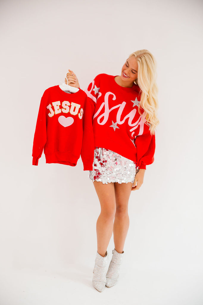 JESUS STAR RED PULLOVER PULLOVER Judith March   