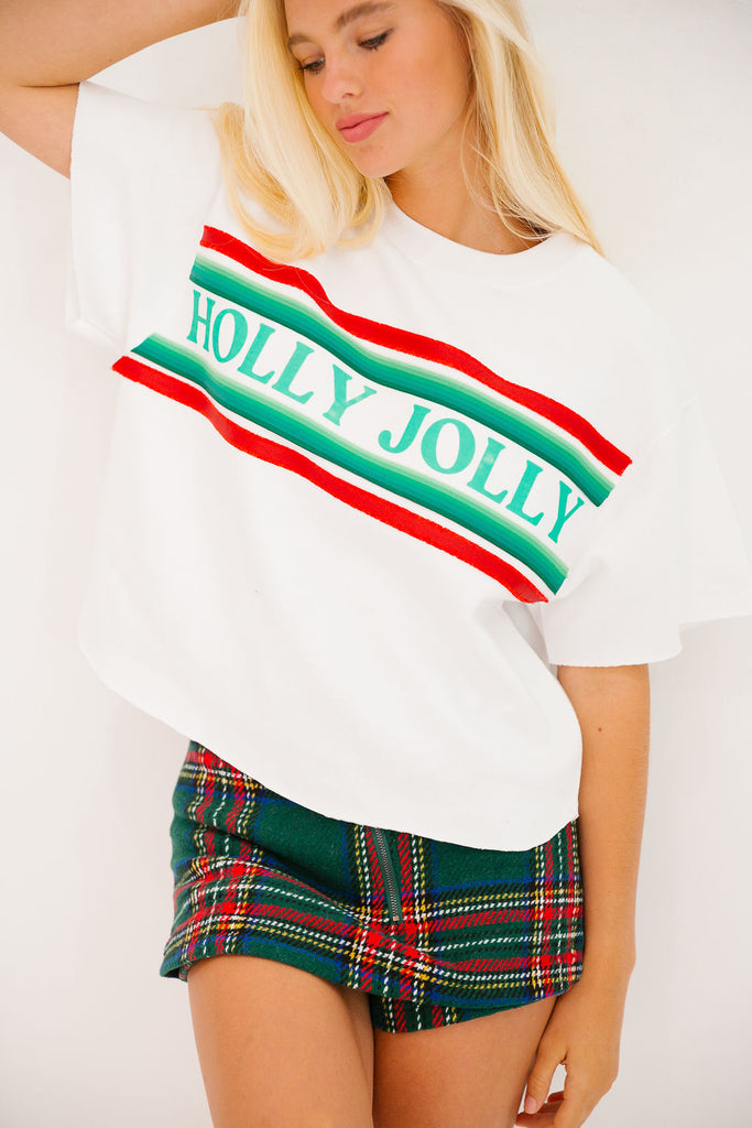 HOLLY JOLLY RIBBON TEE TOP Judith March   