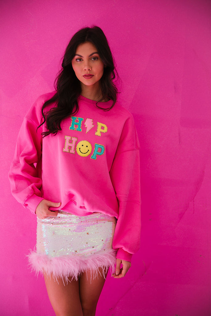 HIP HOP PINK PULLOVER* PULLOVER Judith March