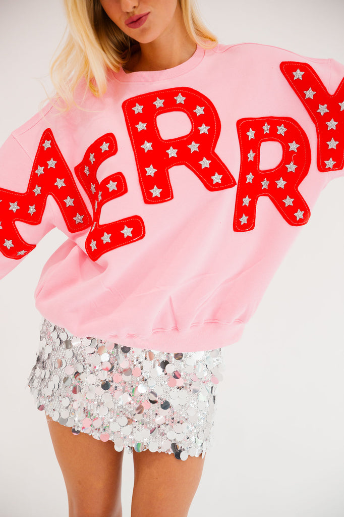 MERRY STAR PINK PULLOVER PULLOVER Judith March   