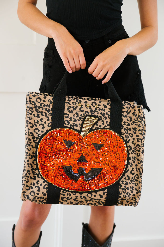 HALLOWEEN SEASON TOTE BAGS BAG Judith March CHEETAH  