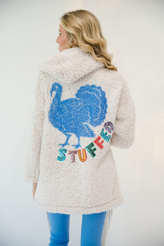 STUFFED TURKEY SHERPA COAT Coats & Jackets Judith March   