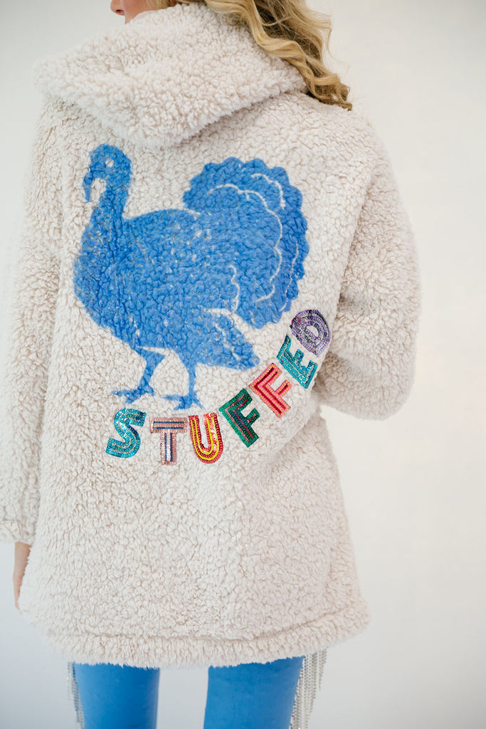 STUFFED TURKEY SHERPA COAT Coats & Jackets Judith March   