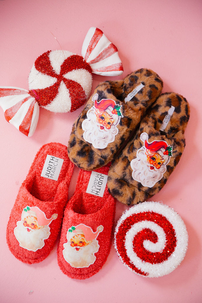 JOLLY SANTA SLIPPERS* SLIPPERS Judith March