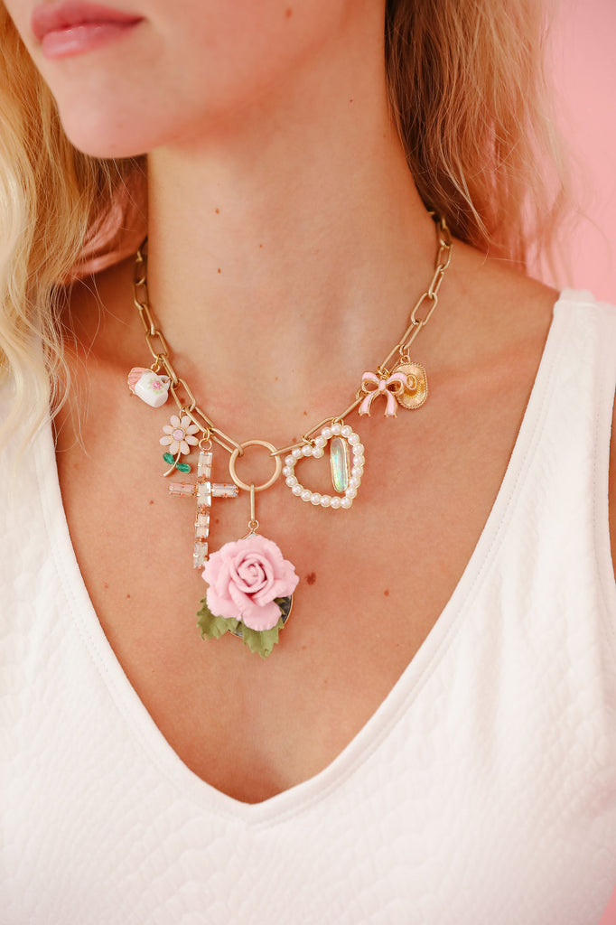 THE KATE CHARM NECKLACE NECKLACE Judith March   