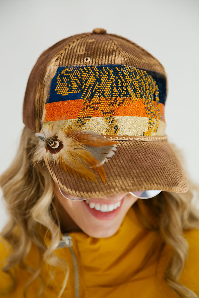 TIGER DREAMS HATS HAT Judith March MOCHA CORDUROY  