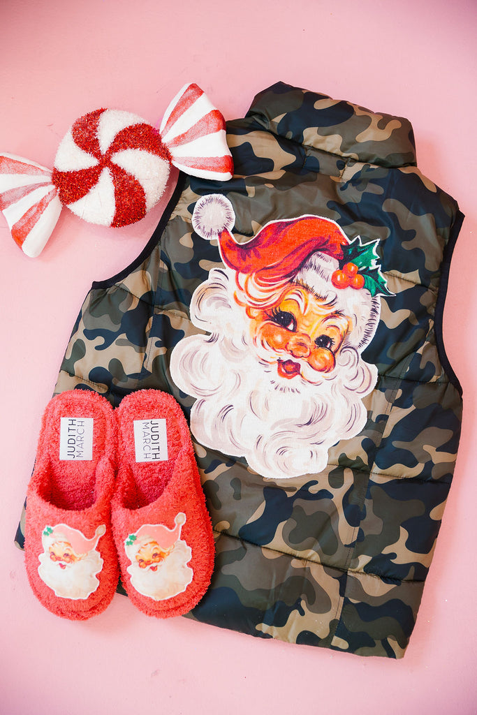 JOLLY SANTA CAMO VEST JACKET Judith March   