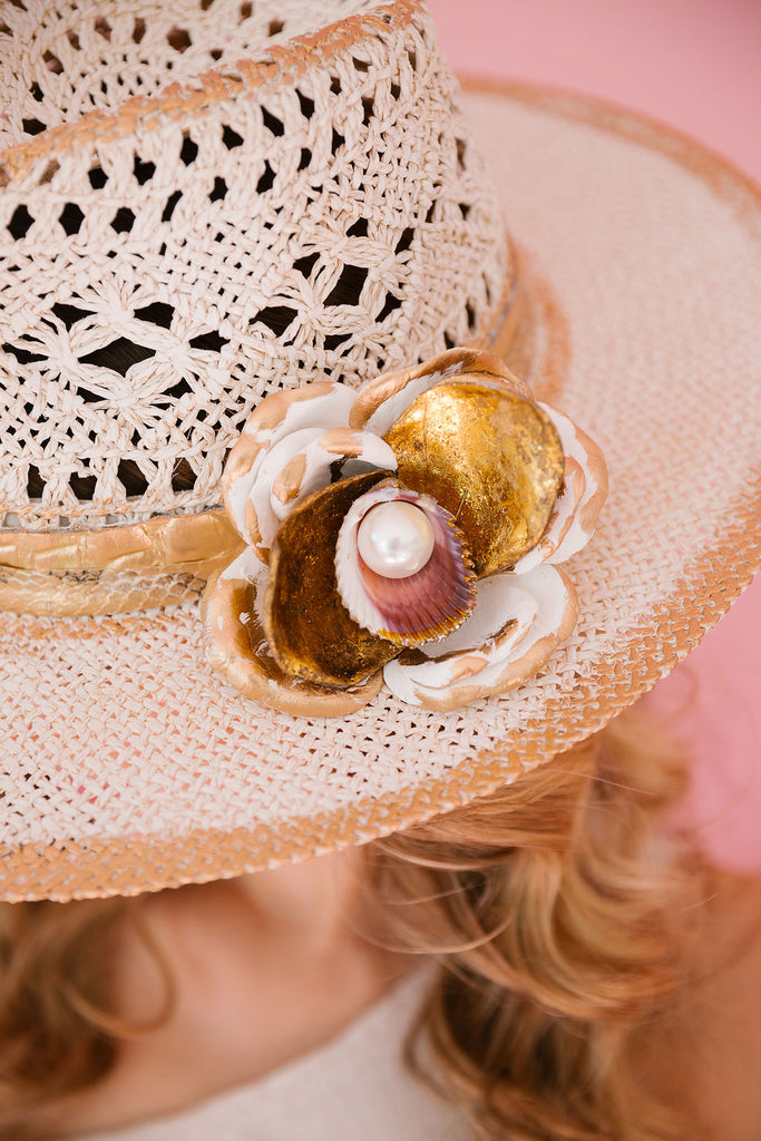 FLOWER PEARL SUN HATS RANCHER HAT Judith March