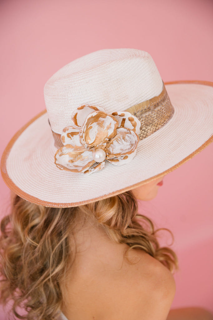 FLOWER PEARL SUN HATS RANCHER HAT Judith March RANCHER HAT