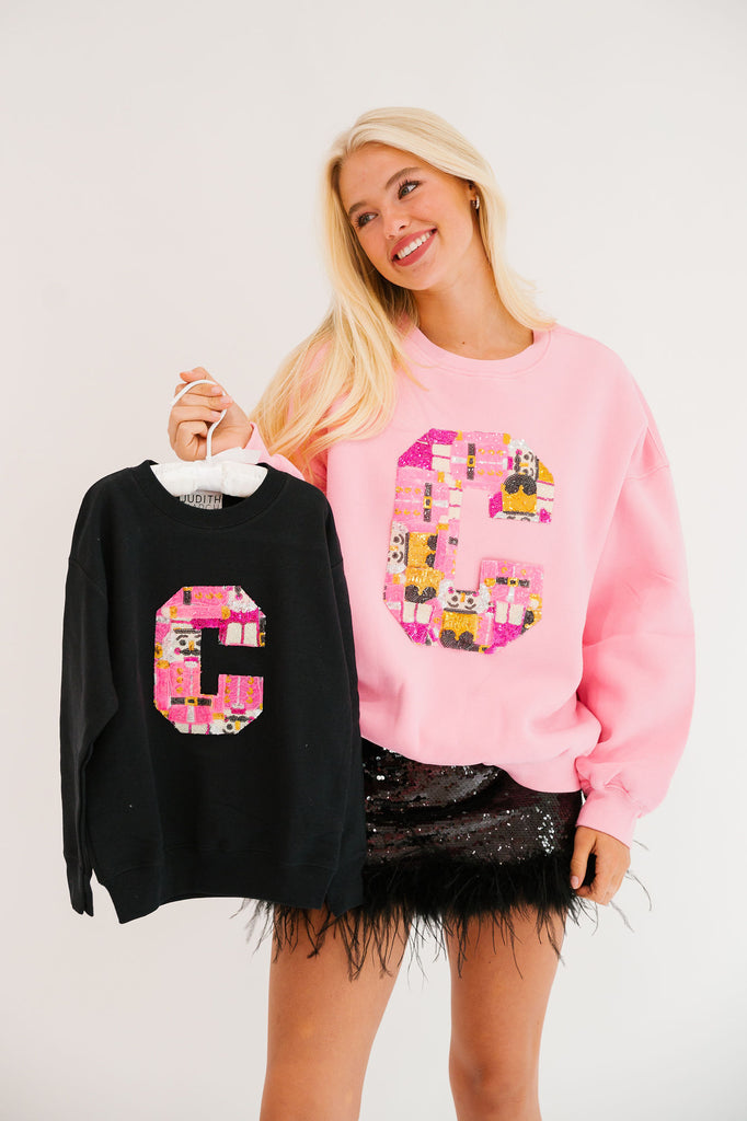 CUSTOM NUTCRACKER LETTER PULLOVERS PULLOVER Judith March   