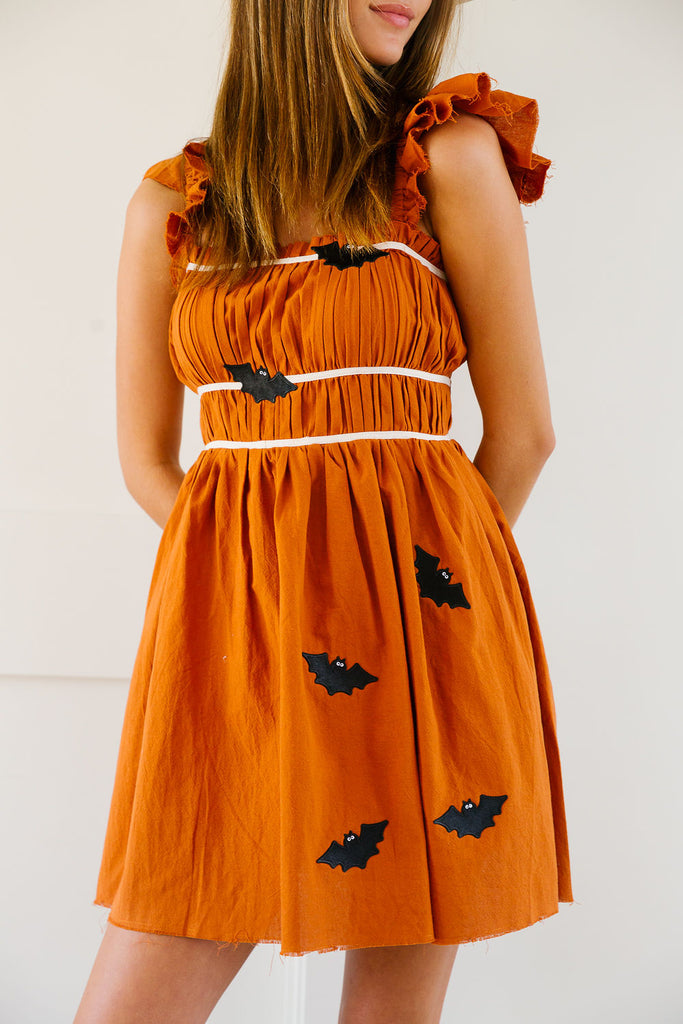 NIGHT FLYERS ORANGE DRESS DRESS Judith March   