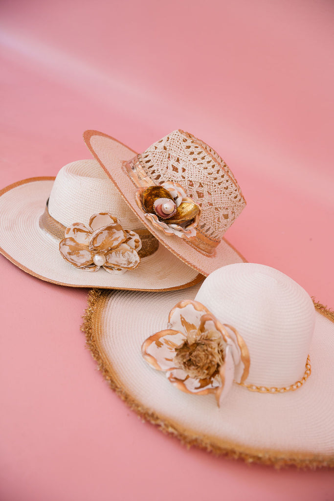 PEARLS FOR THE GIRLS SUN HAT RANCHER HAT Judith March