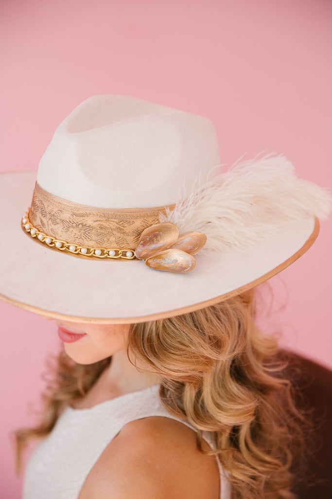 GIRLS JUST WANNA HAVE PEARLS RANCHER HAT RANCHER HAT Judith March