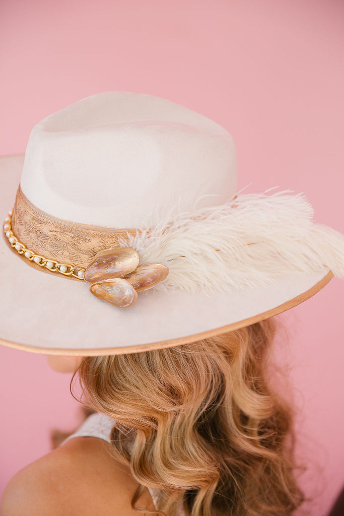 GIRLS JUST WANNA HAVE PEARLS RANCHER HAT RANCHER HAT Judith March