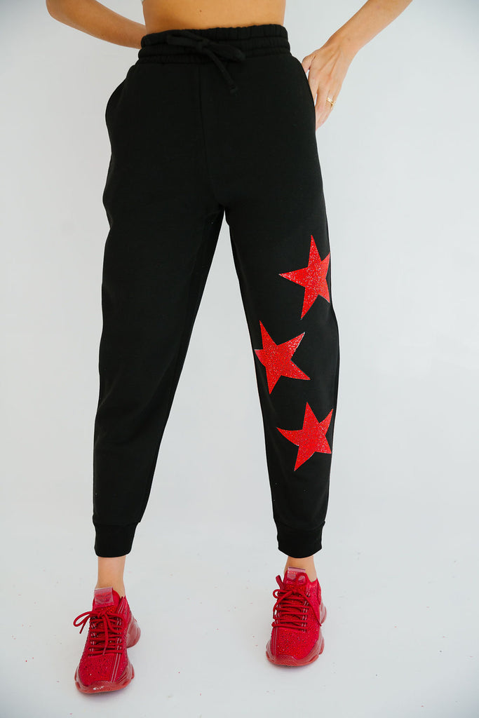 Red star joggers on sale