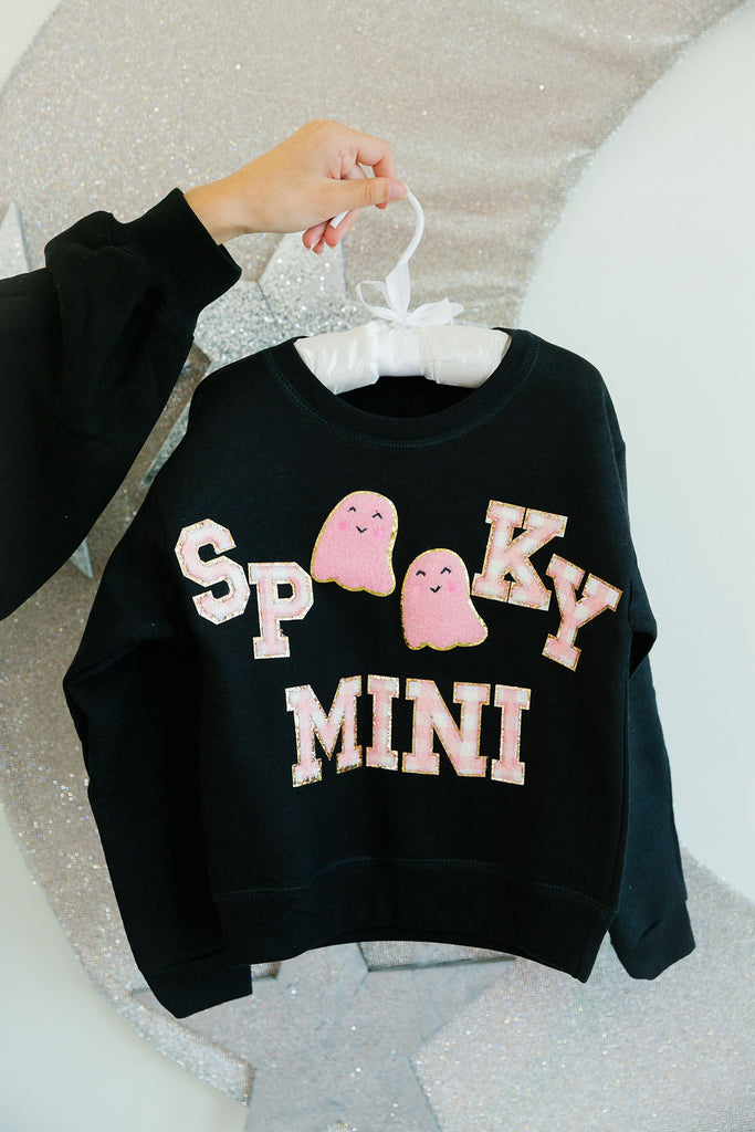 MINI KIDS SPOOKY MINI BLACK PULLOVER PULLOVER Judith March   