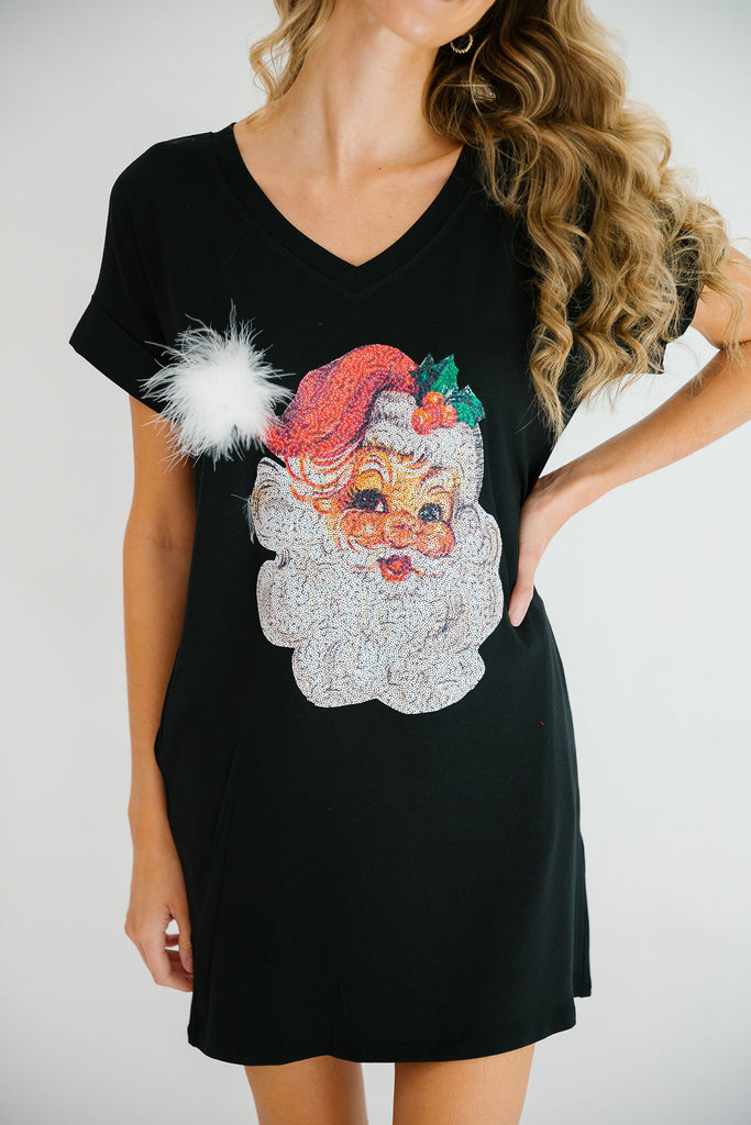 JOLLY SANTA T-SHIRT DRESS DRESS Judith March   