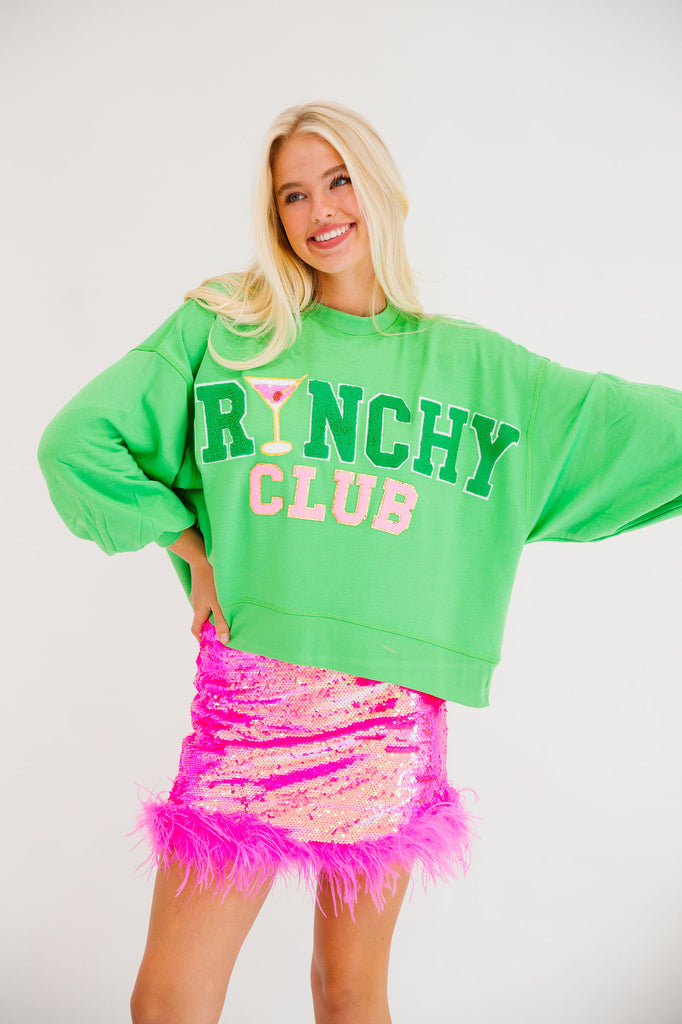 GRINCHY CLUB GREEN PULLOVER PULLOVER Judith March   