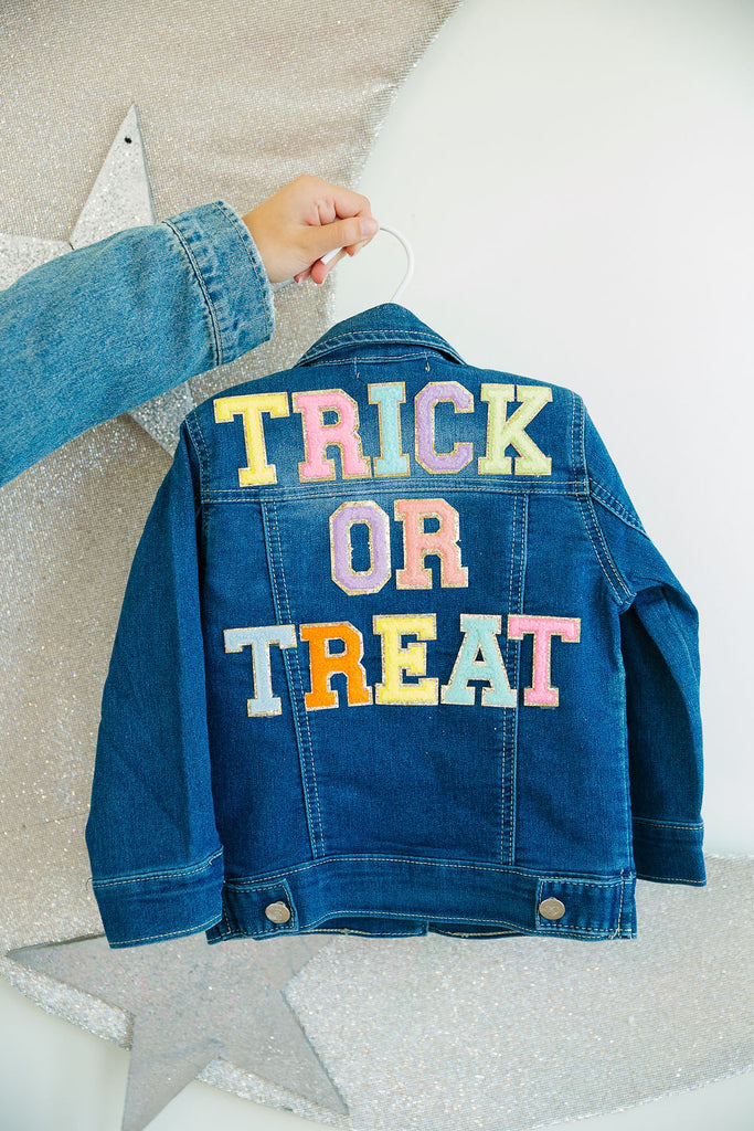 MINI KIDS TRICK OR TREAT DENIM JACKET JACKET Judith March   