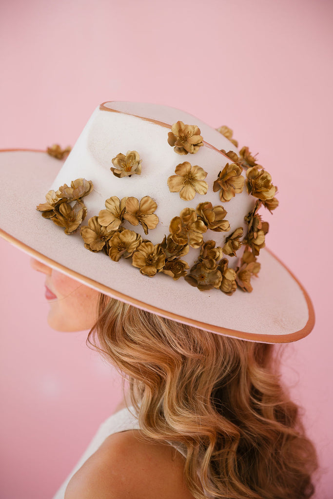 GOLDEN FLOWERS RANCHER HAT RANCHER HAT Judith March