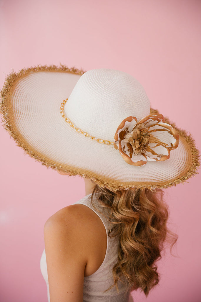 FLOWER PEARL SUN HATS RANCHER HAT Judith March