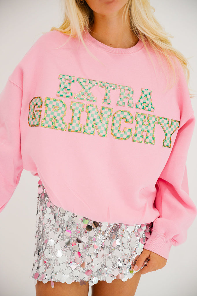 EXTRA GRINCHY PINK PULLOVER PULLOVER Judith March   