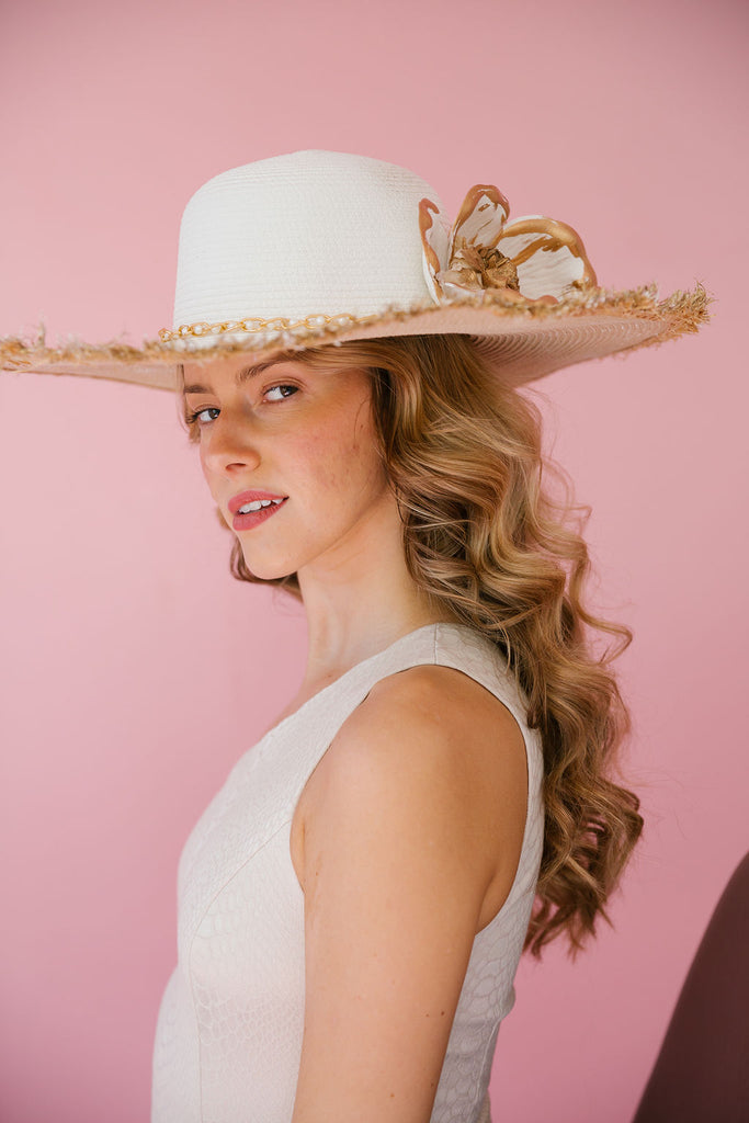 ISLAND FLOWER SUN HAT RANCHER HAT Judith March