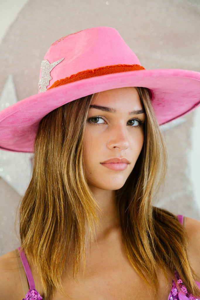 WITCH PLEASE PINK RANCHER HAT HAT Judith March   