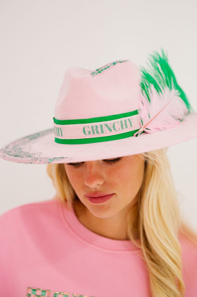 EXTRA GRINCHY PINK RANCHER HAT RANCHER HAT Judith March   