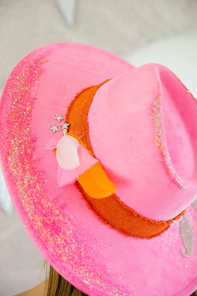 WITCH PLEASE PINK RANCHER HAT HAT Judith March   