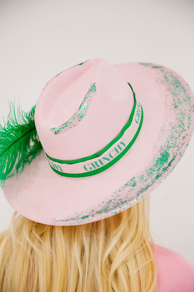 EXTRA GRINCHY PINK RANCHER HAT RANCHER HAT Judith March   