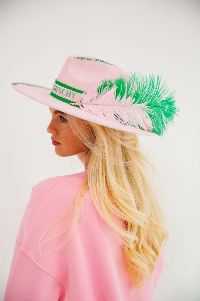 EXTRA GRINCHY PINK RANCHER HAT RANCHER HAT Judith March   