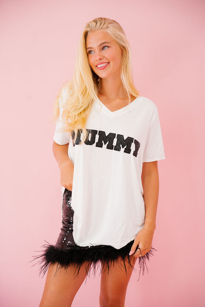 MUMMY WHITE TEE TEE Judith March   