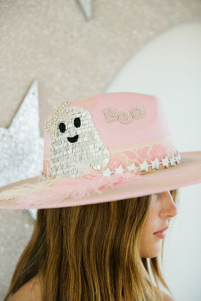 DISCO GHOUL PINK RANCHER HAT HAT Judith March   