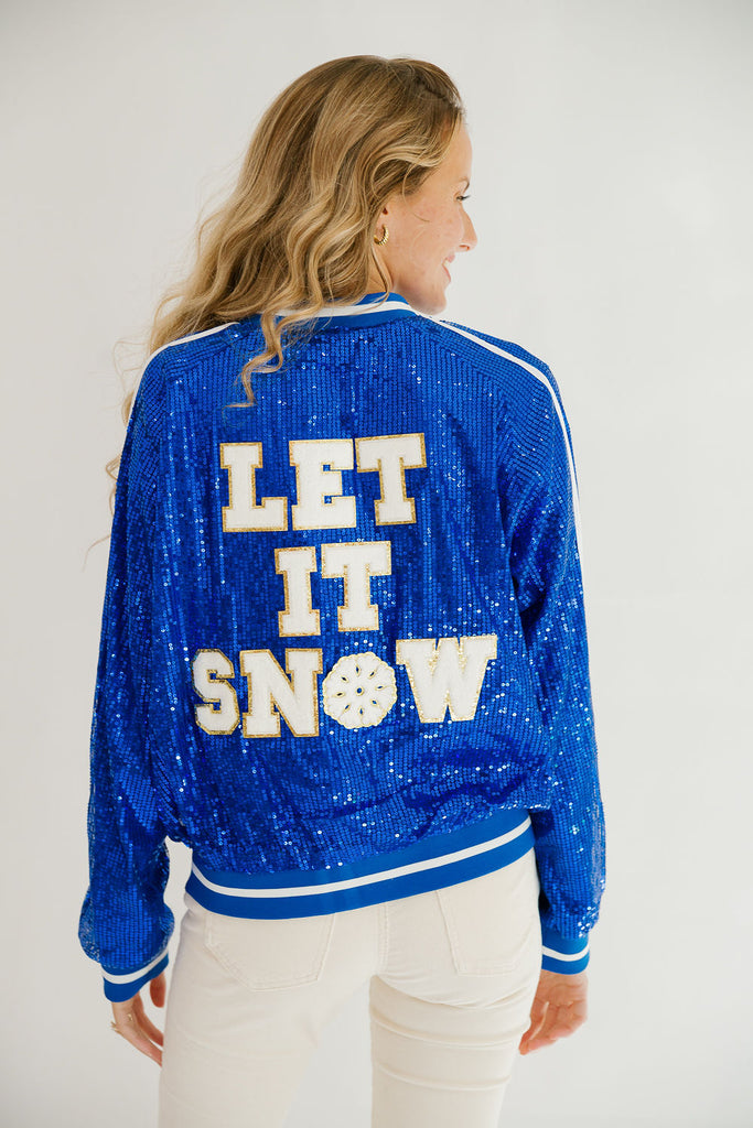 LET IT SNOW SEQUIN JACKET JACKET Judith March   