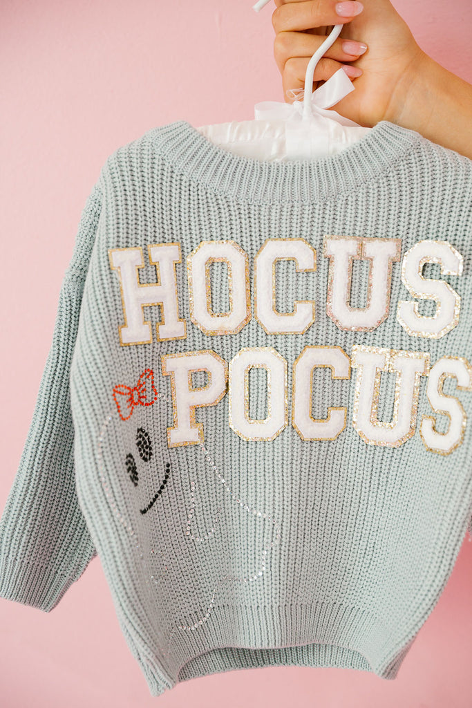 MINI KIDS HOCUS POCUS BLUE SWEATER SWEATER Judith March   