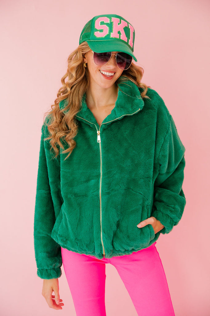 SNOW DREAMS GREEN JACKET JACKET Judith March   