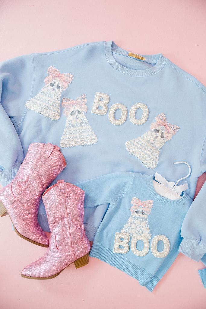 MOM + MINI KIDS GHOULS RULE PULLOVERS SWEATER Judith March   