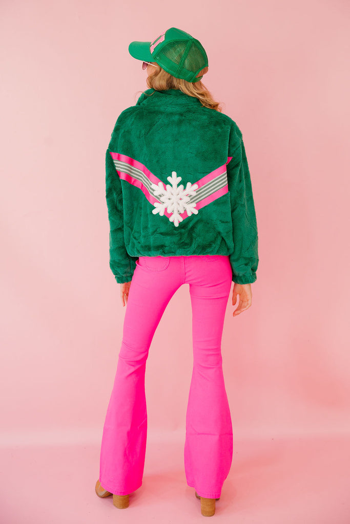 SNOW DREAMS GREEN JACKET JACKET Judith March   