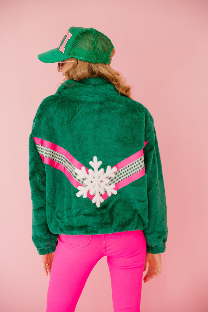 SNOW DREAMS GREEN JACKET JACKET Judith March   