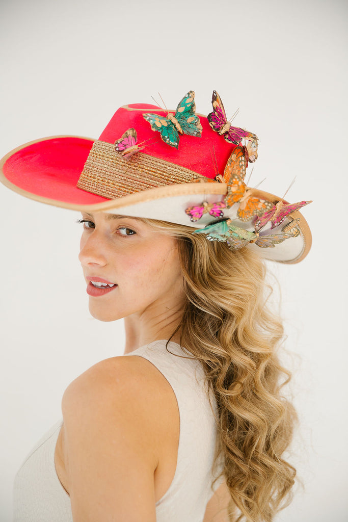 ALL THE BUTTERFLIES RANCHER HAT RANCHER HAT Judith March