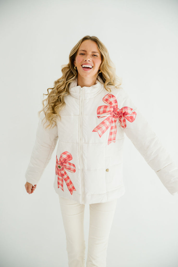 WRAP SEASON CREAM PUFFER JACKET JACKET Judith March   